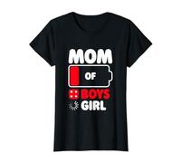 Mamma di 4 Ragazzo Divertente Festa della Mamma Maglietta