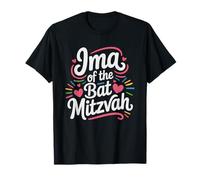 Mamma di Bat Mitzvah Ima Orgogliosa Figlia Ebrea Maglietta