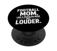 Mamma di calcio come una mamma normale tifosa di calcio PopSockets PopGrip Adesivo