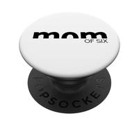 Mamma Di Sei (Madre di 6 Bambini) PopSockets PopGrip Adesivo