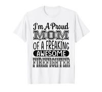 Mamma di Un Impressionante Impressionante Pompiere Vigili del Fuoco Firefi Maglietta
