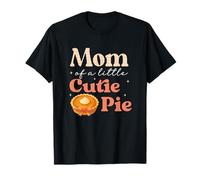 Mamma di Un Piccolo Cutie Pumpkin Pie Compleanno Ragazza Famiglia Maglietta