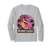 Mamma Dino Mommysaurus Dinosauro Compleanno Mamasauro Maglia a Manica
