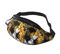 Mamma e bambino Elefante Girasoli Marsupi per uomo Donna con cinturino regolabile per corsa Viaggi Escursionismo Dog Walking Allenamento