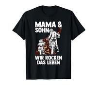 Mamma E Figlio Moto Motocross Maglietta