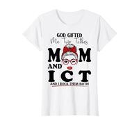 Mamma e ICT Tecnologia dell'informazione e della Comunicazione Maglietta