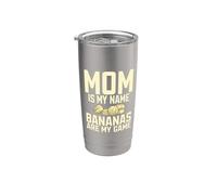 Mamma è il mio nome Banane sono il mio gioco Banana Bicchiere termico in acciaio inox doppia parete