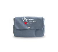 ''Mamma e il suo amore'' Borsa Fasciatoio per Neonato Personalizzato con nome e ballerina idea Regalo Festa della Mamma Natale Nascita Cambio Pannolini Ospedale Passeggino Fasciatoio non incluso