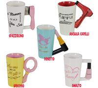 MAMMA FESTA DELLA MAMMA TAZZA CERAMICA SMALTATA IDEA REGALO FESTA DELLA MAMMA
