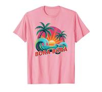 Mamma Figlia Bora Bora Diva Vacanza Nuotare Vacay Besties Maglietta