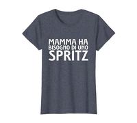 Mamma Ha Bisogno di Uno Spritz Maglietta, Donna, Pervinca, 3XL