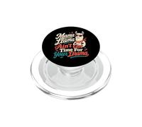 Mamma lama No Time For Drama Joke Llama Humor PopSockets PopGrip per MagSafe