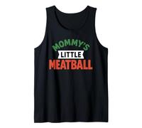 Mamma Little Meatballs Divertente Famiglia Italiana Canotta