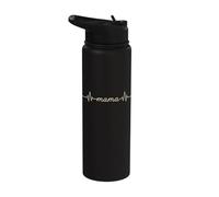 Mamma, mamma che batte il cuore Stainless Steel Insulated Water Bottle