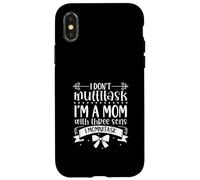 Mamma mamma che lavora poco - tre figli Custodia per iPhone X/XS