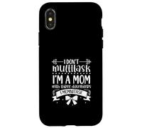 Mamma mamma che si occupa di tre figlie Custodia per iPhone X/XS