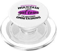 Mamma multitasking - due figlie gemelle PopSockets PopGrip per MagSafe