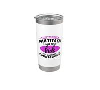 Mamma multitasking - quattro figli Bicchiere termico in acciaio inox doppia parete