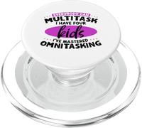 Mamma multitasking - quattro figli PopSockets PopGrip per MagSafe