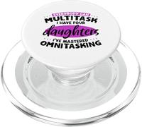 Mamma multitasking - quattro figlie PopSockets PopGrip per MagSafe