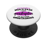 Mamma multitasking: quattro gemelli PopSockets PopGrip Adesivo