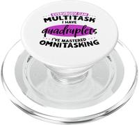 Mamma multitasking: quattro gemelli PopSockets PopGrip per MagSafe