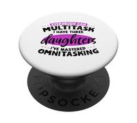 Mamma multitasking - tre figlie PopSockets PopGrip Adesivo