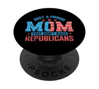 Mamma orgogliosa che non ha allevato i repubblicani PopSockets PopGrip Adesivo