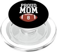 Mamma orgogliosa del calcio numero n. 8 PopSockets PopGrip per MagSafe