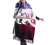 Mamma Orsa Galassia Spaziale Sciarpa Leggero Da Donna Moda Sciarpe Lunghe Da Donna Classiche Foulard Con Nappe Elegante Invernale Sciarpe Scialle