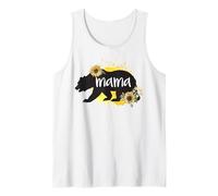 Mamma Orsa Girasole Simpatico Acquerello Miglior Mamma Mai Canotta