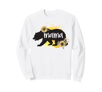 Mamma Orsa Girasole Simpatico Acquerello Miglior Mamma Mai Felpa