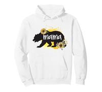 Mamma Orsa Girasole Simpatico Acquerello Miglior Mamma Mai Felpa con Cappuccio
