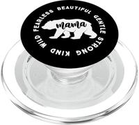 Mamma Orsa | Mama Bear Beautiful Gentle Strong Kind Wild Fea PopSockets PopGrip per MagSafe