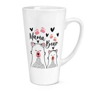 Mamma Orso 483ml Grande Latte Tazza Festa Della World's Best Bellissimo Love