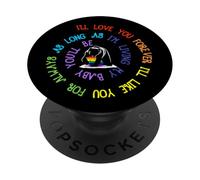 Mamma orso LGBT Ti amerò per sempre Mi piacerai per sempre PopSockets PopGrip Adesivo