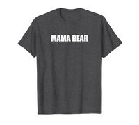 Mamma Orso Maglietta, Uomo, Grigio Scuro, L