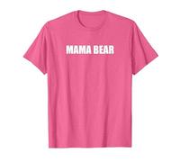 Mamma Orso Maglietta, Uomo, Rosa mélange, L