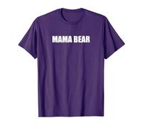 Mamma Orso Maglietta, Uomo, Viola, L
