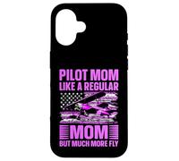 Mamma pilota come una mamma normale ma molto più vola Donne Custodia per iPhone 16