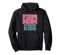 Mamma Powerlifting Forte Forza Madre Sollevamento Pesi Felpa con Cappuccio