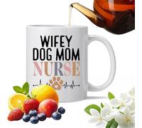 Mamma - Pro | Bicchieri Da Infermiera - Mughetto Per La Festa Della Mamma 350ML Modello Con Lettere Inglesi Tema Da Infermiera Per Donne, Nonna E Moglie, Regalo Di Compleanno Ad Alte Prestazioni