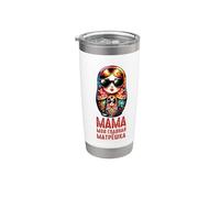 Mamma Russa Matryoshka Russo Per Russi Matryoshka Bicchiere termico in acciaio inox doppia parete