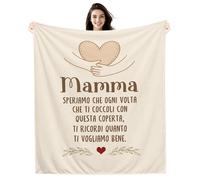 Mamma Speriamo che ogni volta che ti coccoli con questa coperta ti ricordi quanto ti vogliamo bene Coperta per la Mamma da parte della Figlia del Figlio Compleanno Festa della mamma Regalo di Natale