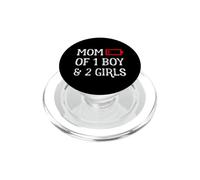 Mamma Stanca Di 1 Ragazzo E 2 Ragazze Madre Un Figlio Due Figlie PopSockets PopGrip per MagSafe