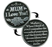 Mamma Ti Amo Moneta Portafortuna Regalo