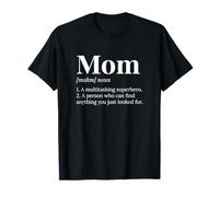 Mamma Un Multitasking Supereroe Trovare Cose Famiglia Mamma Maglietta