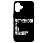 Mamma Vita Mamma La maternità è il mio ministero Custodia per iPhone 16