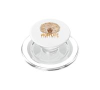 Mamma Vita Nero Mamma Afro Capelli Afro Americano Madre Melanina PopSockets PopGrip per MagSafe