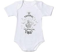 "Mamma Vuoi Sposare il mio Papà?" Body Bimbo Bimba Personalizzato Idea Regalo Proposta Matrimonio Nascita Compleanno Natale Baby Shower Gender Reveal Annnuncio Gravidanza Neonato Tutina (0-6 Mesi)